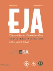 European Journal of Anaesthesiology Volume 22 - Issue 12 -