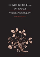 Edinburgh Journal of Botany Volume 74 - Issue 3 -