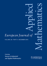 European Journal of Applied Mathematics