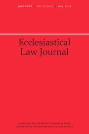 Ecclesiastical Law Journal Volume 17 - Issue 2 -