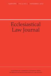 Ecclesiastical Law Journal Volume 9 - Issue 3 -