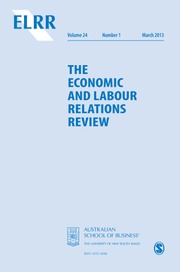 The Economic and Labour Relations Review Volume 24 - Issue 1 -
