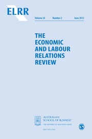 The Economic and Labour Relations Review Volume 24 - Issue 2 -