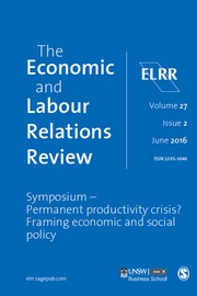 The Economic and Labour Relations Review Volume 27 - Issue 2 -  Symposium: Permanent Productivity Crisis - the Productivity Commission’s role in economic and social policy in Australia