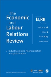 The Economic and Labour Relations Review Volume 28 - Issue 2 -  Industry policies, financialisation and globalisation
