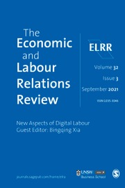 The Economic and Labour Relations Review Volume 32 - Issue 3 -