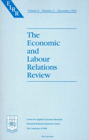 The Economic and Labour Relations Review Volume 4 - Issue 2 -