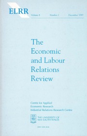 The Economic and Labour Relations Review Volume 8 - Issue 2 -