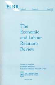 The Economic and Labour Relations Review Volume 9 - Issue 1 -