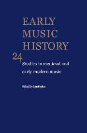 Early Music History Volume 24 - Issue  -
