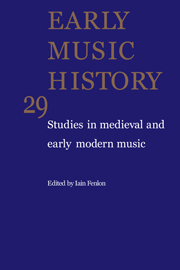 Early Music History Volume 29 - Issue  -