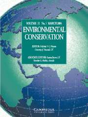 Environmental Conservation Volume 31 - Issue 1 -