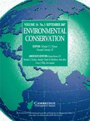 Environmental Conservation Volume 34 - Issue 3 -