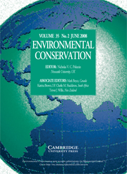 Environmental Conservation Volume 35 - Issue 2 -