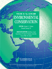 Environmental Conservation Volume 36 - Issue 2 -