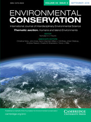 Environmental Conservation Volume 45 - Issue 3 -  Thematic section. Humans and Island Environments