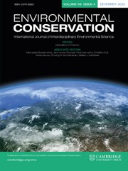 Environmental Conservation Volume 49 - Issue 4 -