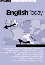 English Today Volume 20 - Issue 4 -