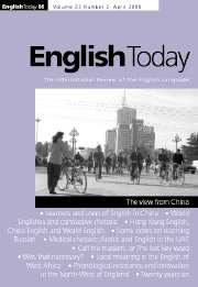English Today Volume 22 - Issue 2 -
