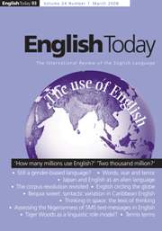 English Today Volume 24 - Issue 1 -