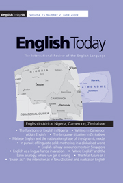 English Today Volume 25 - Issue 2 -