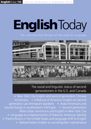 English Today Volume 26 - Issue 3 -