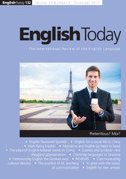 English Today Volume 33 - Issue 4 -