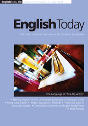 English Today Volume 35 - Issue 2 -