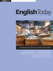 English Today Volume 40 - Issue 2 -