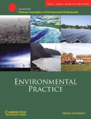 Environmental Practice Volume 17 - Issue 4 -