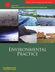 Environmental Practice Volume 18 - Issue 3 -