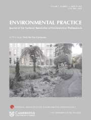 Environmental Practice Volume 7 - Issue 1 -