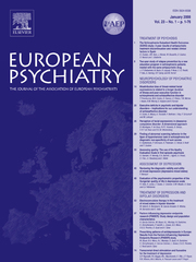 European Psychiatry Volume 23 - Issue 1 -