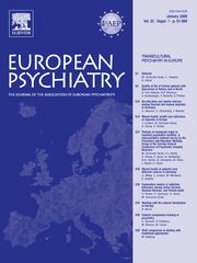 European Psychiatry Volume 23 - Issue S1 -  Transcultural psychiatry in Europe