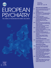 European Psychiatry Volume 26 - Issue 1 -