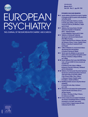 European Psychiatry Volume 26 - Issue 2 -