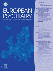 European Psychiatry Volume 29 - Issue 4 -