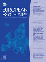 European Psychiatry Volume 29 - Issue 7 -