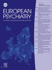 European Psychiatry Volume 30 - Issue 7 -
