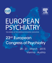 European Psychiatry Volume 30 - Issue S1 -  Abstracts of the 23rd European Congress of Psychiatry