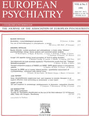 European Psychiatry Volume 6 - Issue 5 -