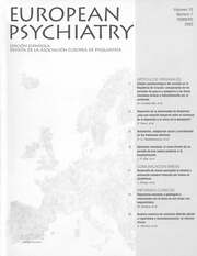 European Psychiatry Volume 10 - Issue 1 -