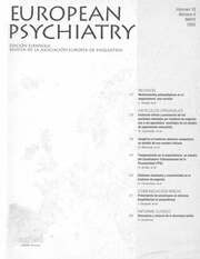 European Psychiatry Volume 10 - Issue 4 -