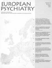 European Psychiatry Volume 10 - Issue 5 -