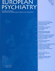 European Psychiatry Volume 11 - Issue 4 -