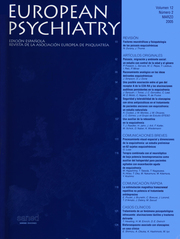 European Psychiatry Volume 12 - Issue 2 -