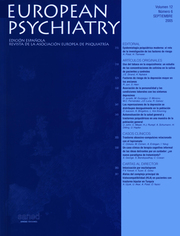 European Psychiatry Volume 12 - Issue 6 -