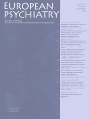 European Psychiatry Volume 12 - Issue 8 -