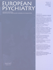 European Psychiatry Volume 13 - Issue 8 -