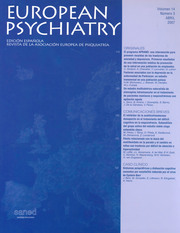 European Psychiatry Volume 14 - Issue 3 -